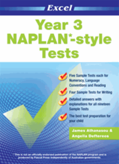 YEAR 3 NAPLAN* - STYLE TESTS