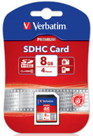 8GB SD HC MEMORY CARD CLASS 10 WITH ADAPTOR