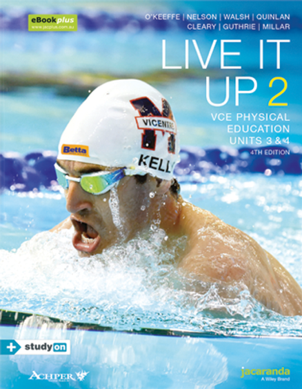 JACARANDA LIVE IT UP 2 VCE PHYSICAL EDUCATION UNITS 3&4 4E PRINT & EBOOKPLUS (INCL STUDYON)