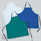 ART APRON GREEN WITH POCKETS