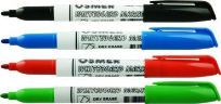 WHITEBOARD MARKER FINE TIP BLACK