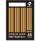 48 PAGE A4 EXERCISE BOOK 8MM RULED WITH MARGIN