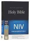 NIV PEW AND WORSHIP BIBLE BLUE (BLACK LETTER EDITION) 