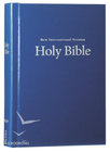 NIV PEW AND WORSHIP BIBLE BLUE (BLACK LETTER EDITION) 