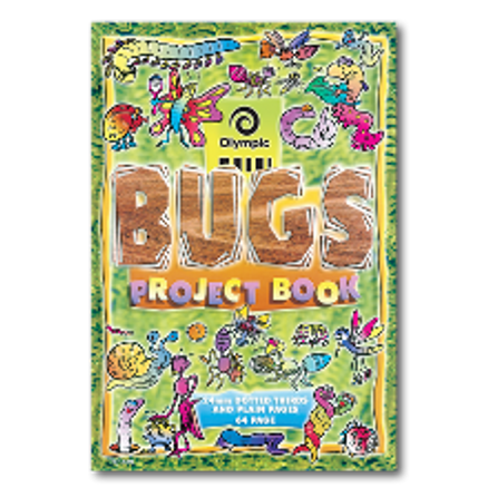 64 PAGE BUGS PROJECT BOOK 24MM 240 X 335MM