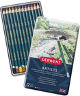 12 DERWENT ARTIST COLOUR PENCILS