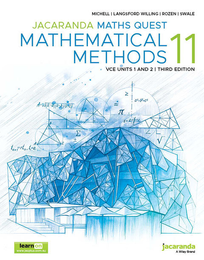 JACARANDA MATHS QUEST 11 MATHEMATICAL METHODS VCE UNITS 1&2 LEARNON + PRINT 3E