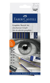 FABER CASTELL GRAPHITE 8 PIECE SKETCH SET