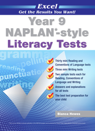 EXCEL NAPLAN STYLE LITERACY TESTS YEAR 9