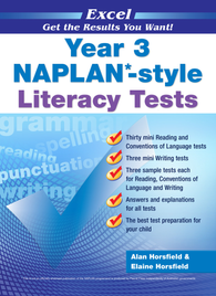 EXCEL NAPLAN STYLE LITERACY TESTS YEAR 3