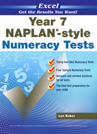 EXCEL NAPLAN STYLE NUMERACY TESTS YEAR 7