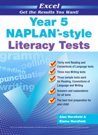 EXCEL NAPLAN STYLE LITERACY TESTS YEAR 5