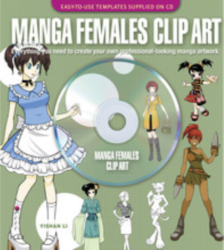 MANGA FEMALES: CLIP ART