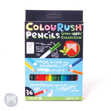 36 MICADOR COLOURUSH PENCILS