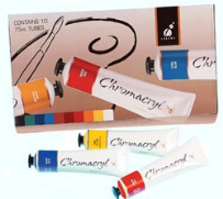 CHROMACRYL PAINT SET OF 10