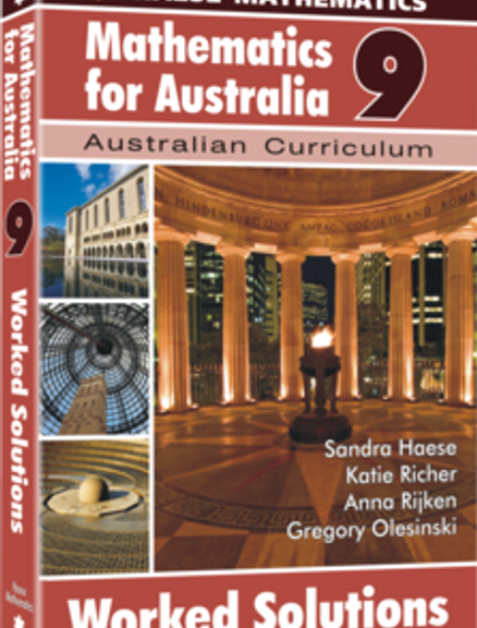 Buy Book Haese Mathematics For Australia 9 Worked Solutions