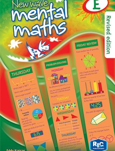 Buy Book - NEW WAVE MENTAL MATHS BOOK E | Lilydale Books