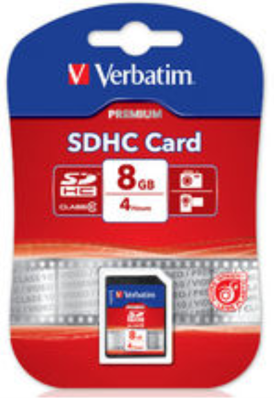 8GB SD HC MEMORY CARD CLASS 10 WITH ADAPTOR
