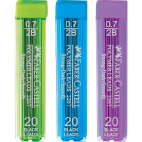 PENCIL MECHANICAL REFILL LEADS 2B 0.7MM