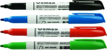 WHITEBOARD MARKER FINE TIP BLACK