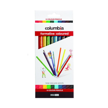 COLUMBIA FORMATIVE COLOUR PENCIL ROUND PK10