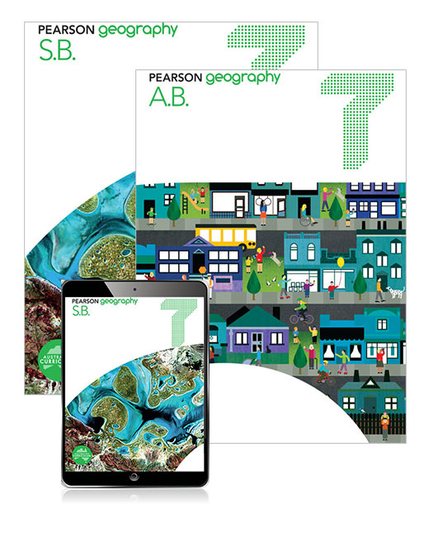 PEARSON GEOGRAPHY 7 STUDENT BOOK + ACTIVITY BOOK + EBOOK READER+