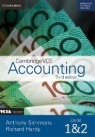 CAMBRIDGE VCE ACCOUNTING UNITS 1&2 TEXTBOOK + EBOOK 3E