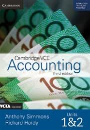 CAMBRIDGE VCE ACCOUNTING UNITS 1&2 TEXTBOOK + WORKBOOK + EBOOK 3E BUNDLE