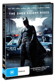 THE DARK KNIGHT RISES DVD