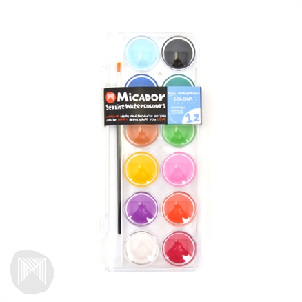 MICADOR WATERCOLOUR PALETTE STYLIST DISC 12