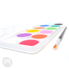 MICADOR WATERCOLOUR PALETTE STYLIST DISC 12