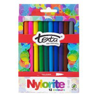 TEXTA NYLORITE COLOURING PENS 12