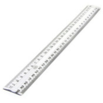 RULER PLASTIC 30CM CLEAR