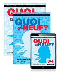 QUOI DE NEUF? 3&4 STUDENT BOOK + EBOOK + ACTIVITY BOOK 2E