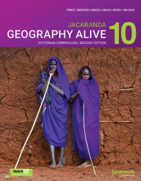 JACARANDA GEOGRAPHY ALIVE 10 VICTORIAN CURRICULUM LEARNON & PRINT 2E