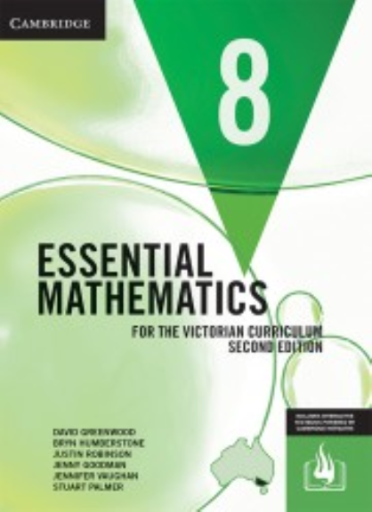 CAMBRIDGE ESSENTIAL MATHEMATICS FOR THE VICTORIAN CURRICULUM YEAR 8 TEXTBOOK + EBOOK 2E