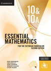 CAMBRIDGE ESSENTIAL MATHEMATICS FOR THE VICTORIAN CURRICULUM YEAR 10/10A TEXTBOOK + EBOOK 2E