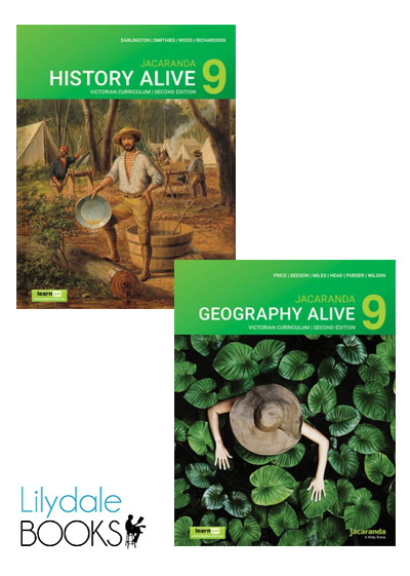 Buy Book - JACARANDA GEOGRAPHY ALIVE 9 & HISTORY ALIVE 9 VICTORIAN ...