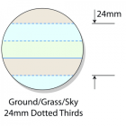 64 PAGE A4 EXERCISE BOOK GROUND / GRASS / SKY 24MM DOTTED THIRDS 