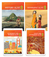 JACARANDA HUMANITIES ALIVE 8 VICTORIAN CURRICULUM LEARNON TEXTBOOK PACK 2E (HISTORY, GEOGRAPHY, CIVICS & CITIZENSHIP + ECONOMICS & BUSINESS)