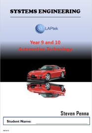 AUTOMOTIVE TECHNOLOGY STUDIES YEAR 9/10 EBOOK (Restrictions apply to eBook, read product description)