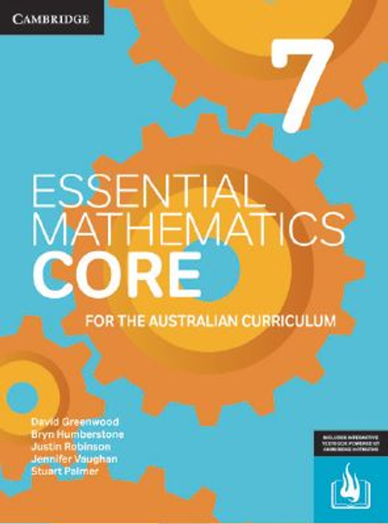 CAMBRIDGE ESSENTIAL MATHEMATICS CORE FOR THE AUSTRALIAN CURRICULUM YEAR 7 STUDENT EBOOK (eBook only)