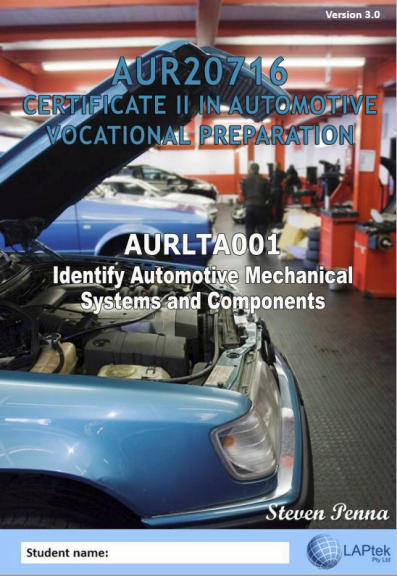 CERT II IN AUTOMOTIVE VOCATIONAL PREPARATION: IDENTIFY AUTOMOTIVE MECHANICAL SYSTEMS & COMPONENTS EBOOK (Restrictions apply to eBook, read product description) (eBook only)