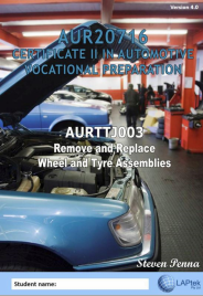 CERT II IN AUTOMOTIVE VOCATIONAL PREPARATION: REMOVE & REPLACE WHELL & TYRE ASSEMBLIES EBOOK (Restrictions apply to eBook, read product description) (eBook only)