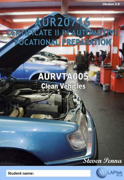 CERT II IN AUTOMOTIVE VOCATIONAL PREPARATION: CLEAN VEHICLES EBOOK (Restrictions apply to eBook, read product description) (eBook only)