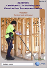 CERT II IN BUILDING & CONSTRUCTION PRE-APP: PERFORM BASIC SETTING OUT