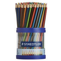 STAEDTLER NORIS CLUB COLOURED PENCILS CUP PACK 108