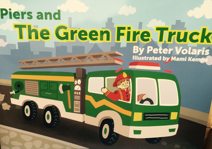 PIERS AND THE GREEN FIRE TRUCK