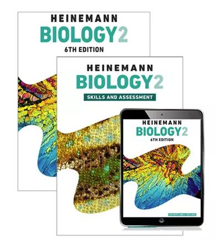 HEINEMANN BIOLOGY 2 STUDENT BOOK + SKILLS & ASSESSMENT BOOK + EBOOK (WITH ONLINE ASSESSMENT) 6E