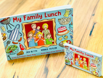 MY FAMILY LUNCH BOOK AND FLASHCARDS BUNDLE